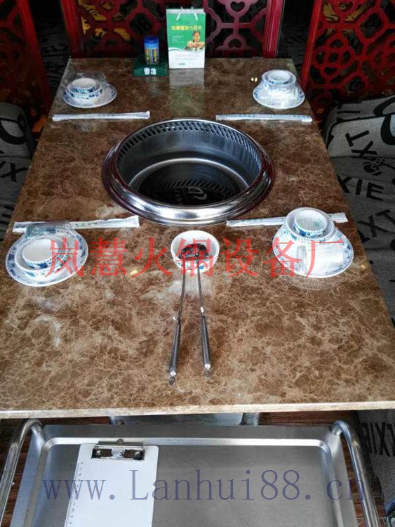 環(huán)保蒸汽火鍋桌廠家價格范圍（www.meishijia520.cn)