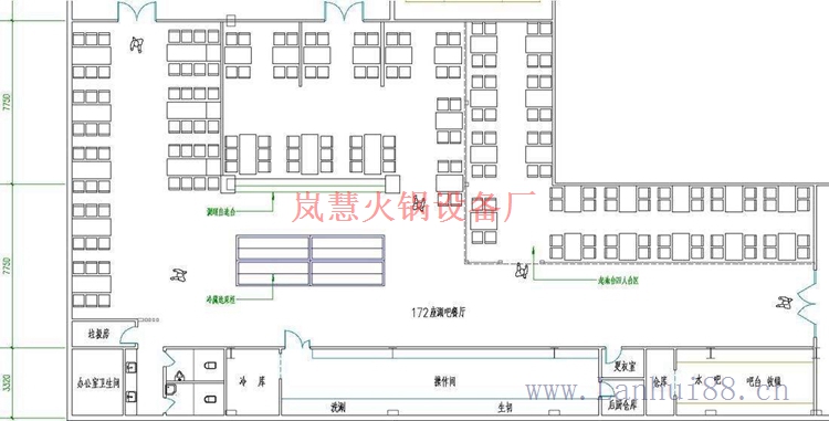 無煙火鍋桌的尺寸如何才合理? 無煙火鍋桌的尺寸如何才合理?(www.meishijia520.cn)